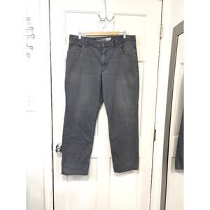 Carhartt Rugged Flex Relaxed Fit Canvas Utility Pants Mens Sz 38 Gray Workwear